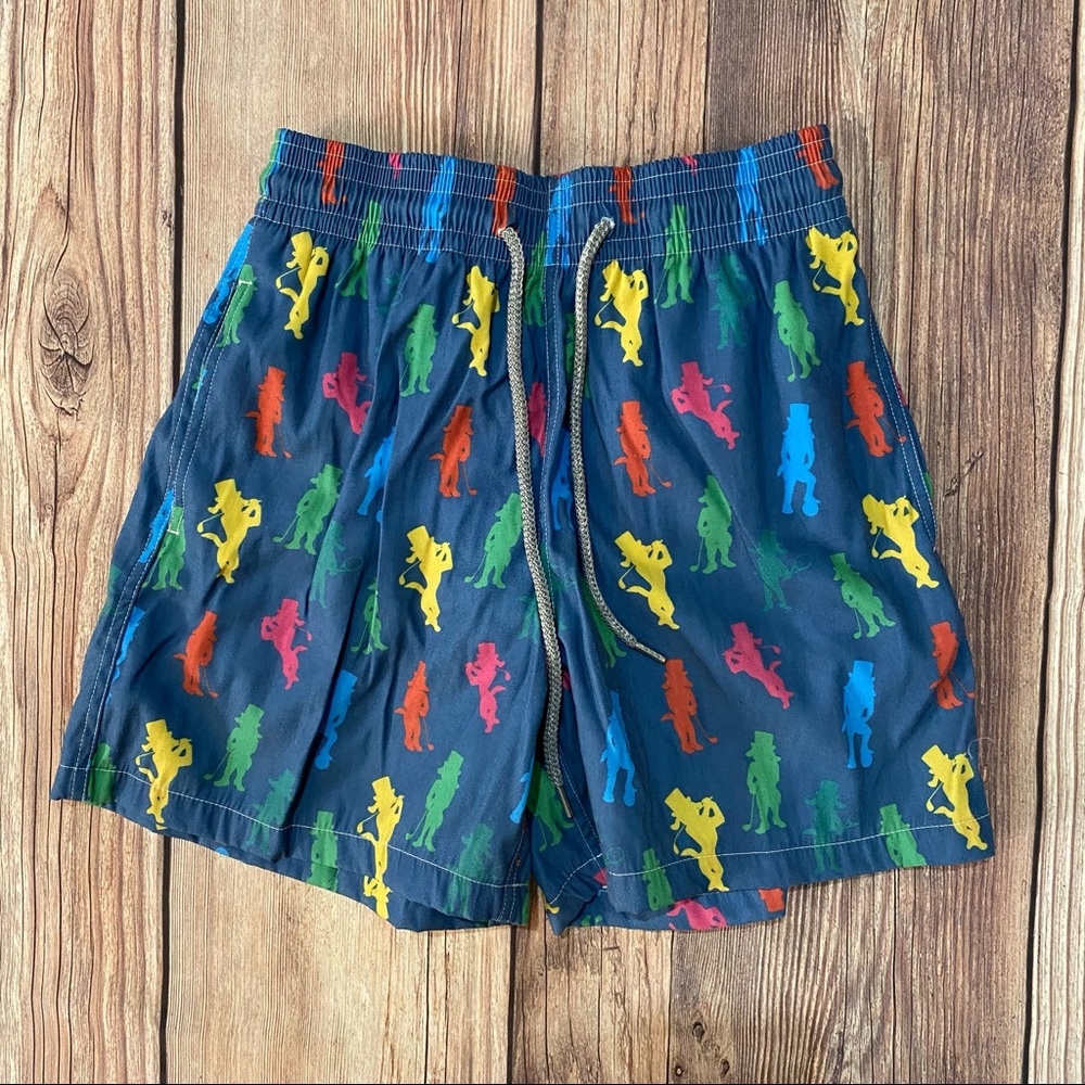 Vintage Henri James | Short Golf Swim Trunks
